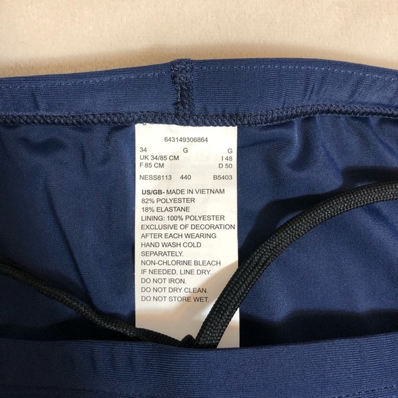 Blue Nike swim brief. Size 34 - Picture 2 of 4